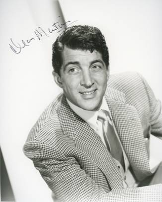 HOLLYWOOD STAR PHOTOS,DEAN MARTIN photo with autograph